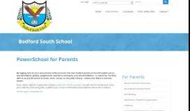 
							         PowerSchool for Parents | Bedford South School								  
							    