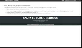 
							         PowerSchool: For Parents & Students - Santa Fe Public Schools								  
							    
