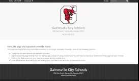 
							         PowerSchool | GCSS - Gainesville City Schools								  
							    
