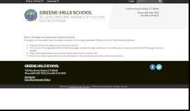 
							         PowerSchool - Greene-Hills School - Bristol Public Schools								  
							    