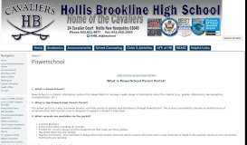 
							         Powerschool - Hollis Brookline High School - Google Sites - SAU 41								  
							    