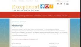 
							         PowerSchool / Home - Ann Arbor - Ann Arbor Public Schools								  
							    