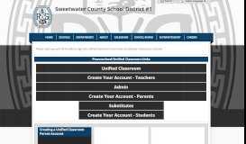 
							         Powerschool Homepage - Sweetwater County School District #1								  
							    
