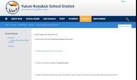 
							         PowerSchool / How to Create Your Parent Account - Yukon-Koyukuk ...								  
							    