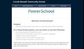 
							         PowerSchool - Lincoln-Bassett Community School								  
							    