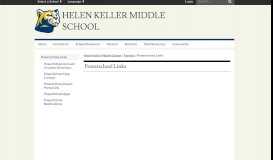 
							         Powerschool Links - Helen Keller Middle School								  
							    