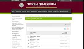 
							         PowerSchool Log-Ins - Pittsfield Public Schools								  
							    