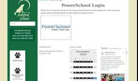 
							         PowerSchool Login Ashford School								  
							    