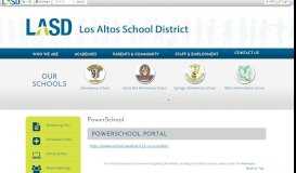 
							         PowerSchool - Los Altos School District								  
							    