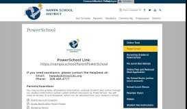 
							         PowerSchool - Miscellaneous - Nampa School District								  
							    
