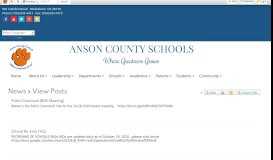 
							         PowerSchool Mobile App • News - Anson County Schools								  
							    
