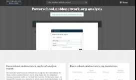 
							         Powerschool Noblenetwork. Student and Parent Sign In								  
							    