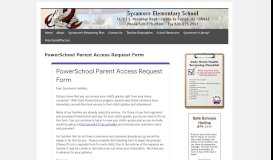 
							         PowerSchool Parent Access Request Form | Sycamore Elementary ...								  
							    