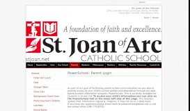
							         PowerSchool: Parent Login | St. Joan of Arc School | Saint ...								  
							    