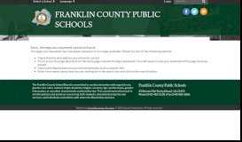 
							         PowerSchool Parent Portal APP - Franklin County Public Schools								  
							    