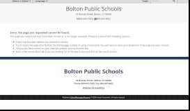 
							         PowerSchool Parent Portal - Bolton Public Schools								  
							    