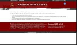 
							         PowerSchool Parent Portal Changes - Rosemary Middle school								  
							    