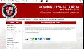 
							         PowerSchool Parent Portal - Fredericktown Local Schools								  
							    