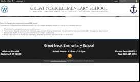 
							         Powerschool Parent Portal - Great Neck Elementary School								  
							    