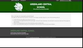 
							         PowerSchool Parent Portal - Greenland Central School								  
							    