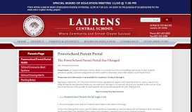 
							         Powerschool Parent Portal Guide - Laurens Central School								  
							    