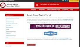 
							         PowerSchool Parent Portal – Hendersonville Elementary								  
							    