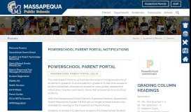 
							         PowerSchool Parent Portal - Massapequa - Massapequa Public Schools								  
							    