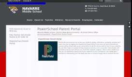
							         PowerSchool Parent Portal - Navarre Middle School								  
							    