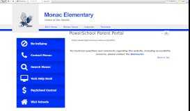 
							         Powerschool Parent Portal • Page - Monac Elementary								  
							    