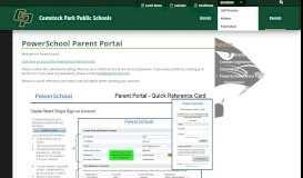 
							         PowerSchool Parent Portal - Parents - Comstock Park Home								  
							    