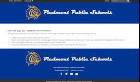 
							         PowerSchool Parent Portal - Piedmont Public Schools								  
							    