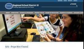 
							         PowerSchool Parent Portal - Regional School District #12								  
							    