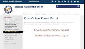 
							         PowerSchool Parent Portal - Science Park - Newark								  
							    