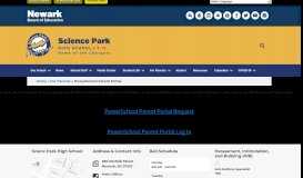
							         PowerSchool Parent Portal - Science Park - Newark Public Schools								  
							    