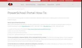 
							         PowerSchool Portal How-To | South Orangetown Central School District								  
							    