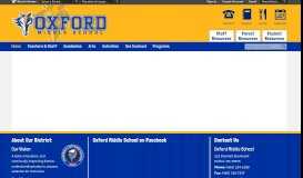 
							         PowerSchool Portal - Oxford School District								  
							    
