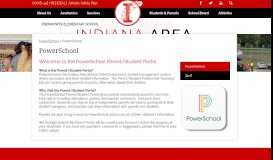 
							         PowerSchool – PowerSchool – Indiana Area School District								  
							    
