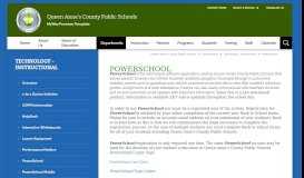 
							         PowerSchool - Queen Anne's County Public Schools								  
							    