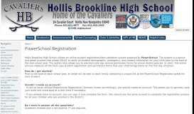 
							         PowerSchool Registration - Hollis Brookline High School - Google Sites								  
							    