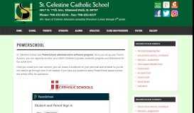 
							         Powerschool | Saint Celestine School								  
							    