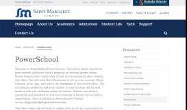 
							         PowerSchool | Saint Margaret								  
							    