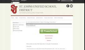 
							         PowerSchool - St. Johns Unified School District								  
							    