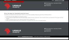
							         Powerschool Student Portal Information - LaSalle Academy								  
							    