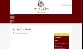 
							         PowerSchool Student Portal – Students – Winslow High School								  
							    