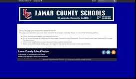 
							         PowerSchool Support - Lamar County School System								  
							    