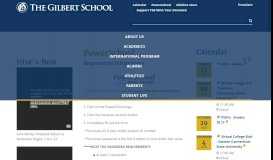 
							         PowerSchool - The Gilbert School								  
							    
