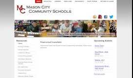 
							         Powerschool Unavailable - Mason City Community Schools								  
							    