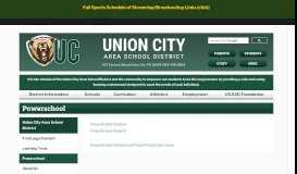
							         Powerschool - Union City Area School District								  
							    