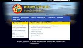 
							         PowerSchool Users' Guides - Bering Strait School District								  
							    