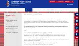 
							         PowerSchool / Welcome - Scotland County Schools								  
							    